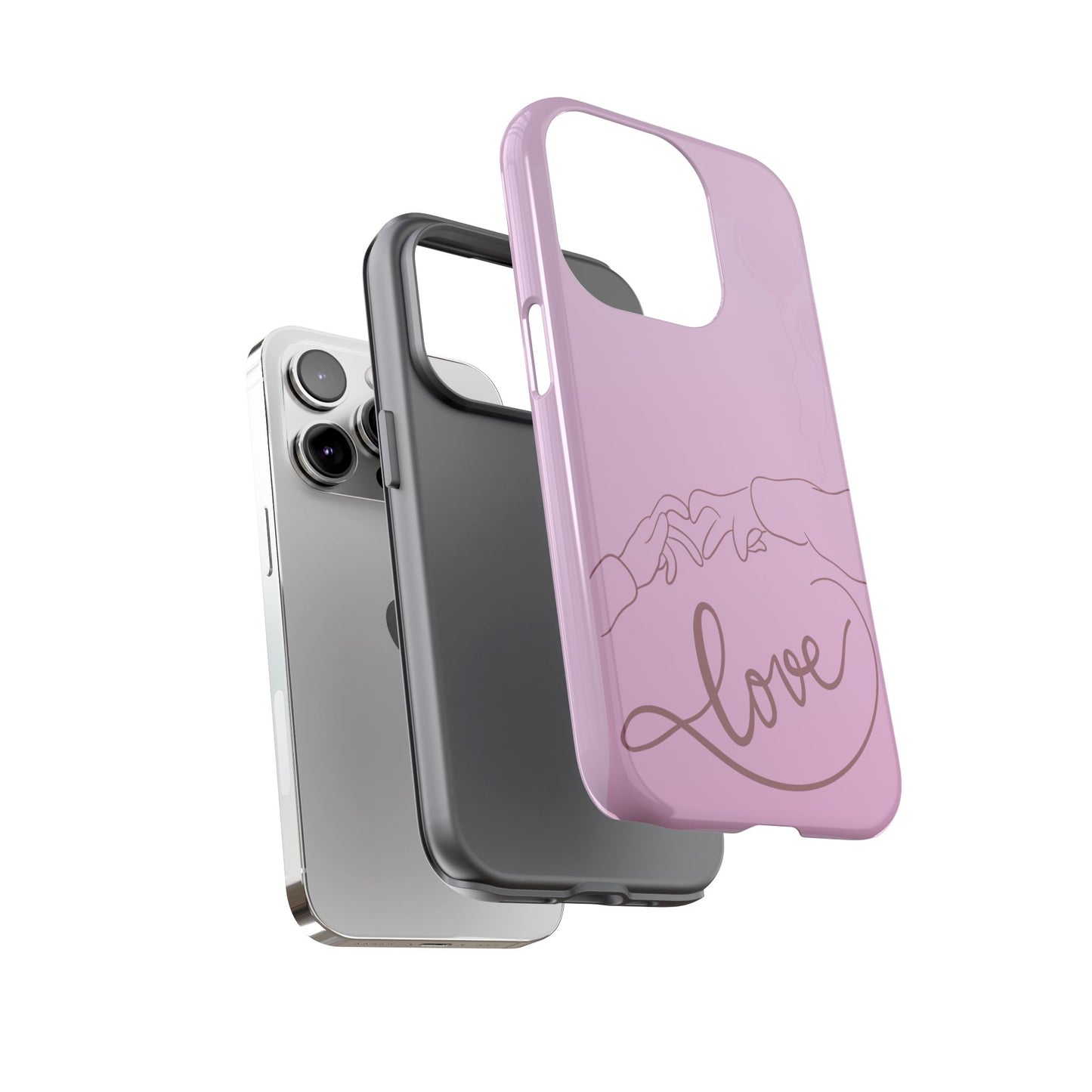 Phone Cases - Love Finger Heart Design