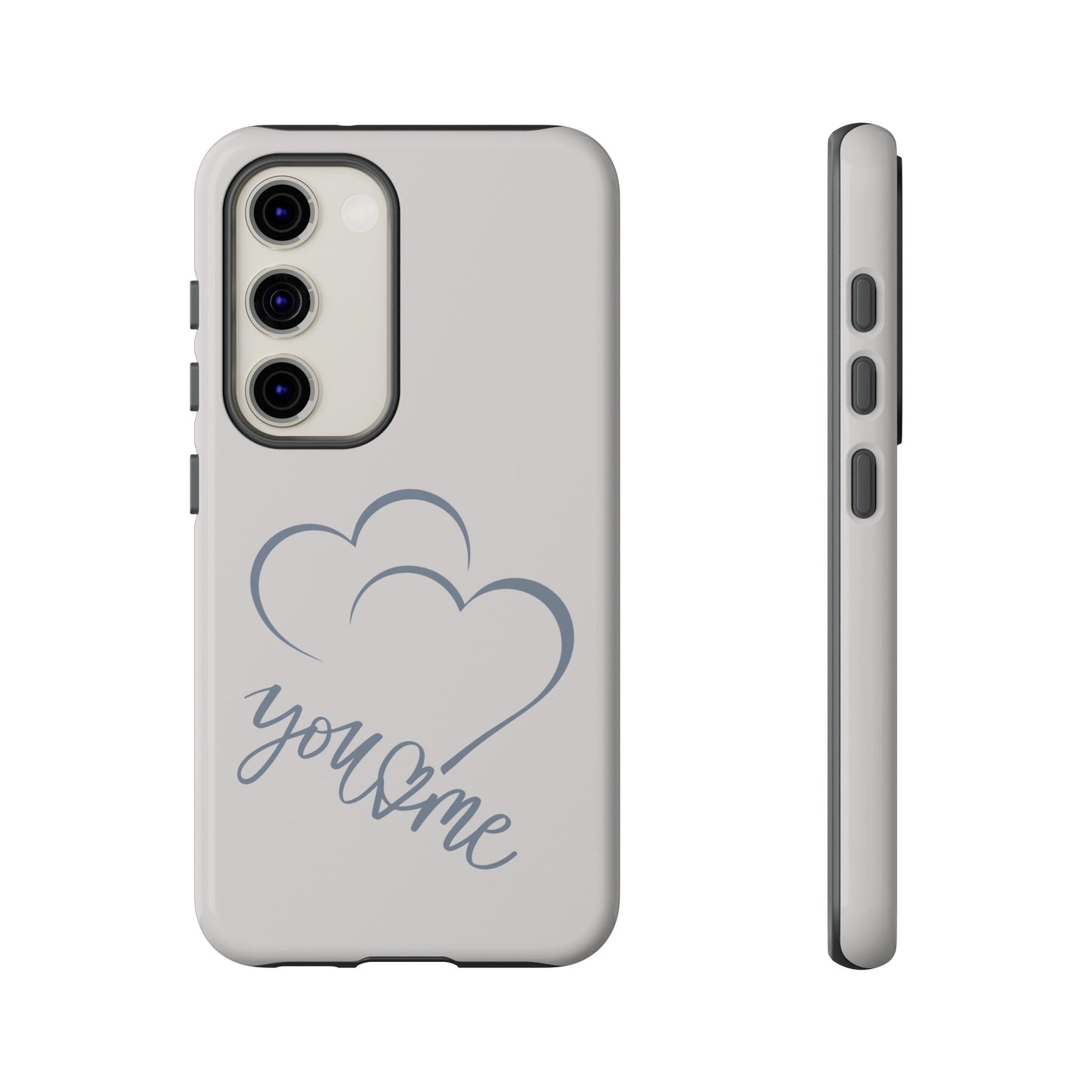 Phone Cases you and me 2 hearts Tough Cases