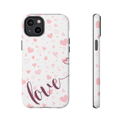 Phone Cases love light bg Tough Cases