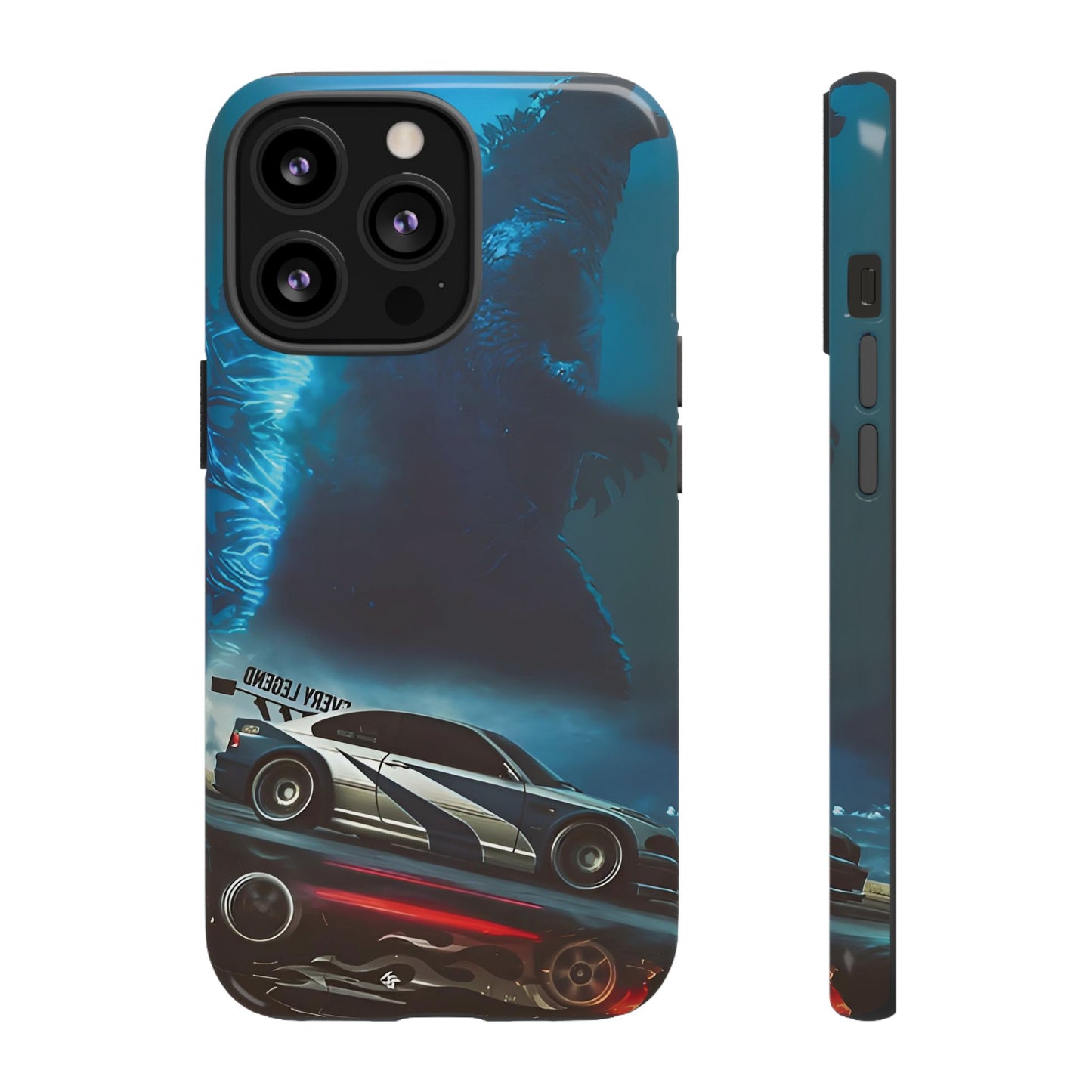 Phone Case - Car and Big Bear Design