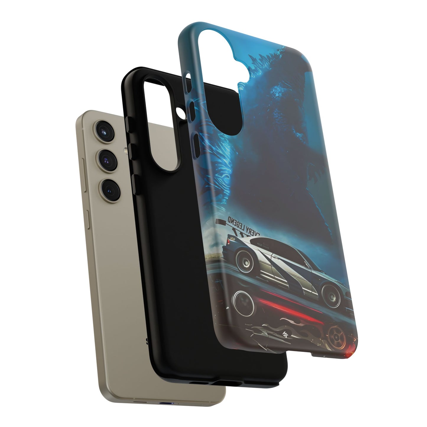 Phone Case - Car and Big Bear Design