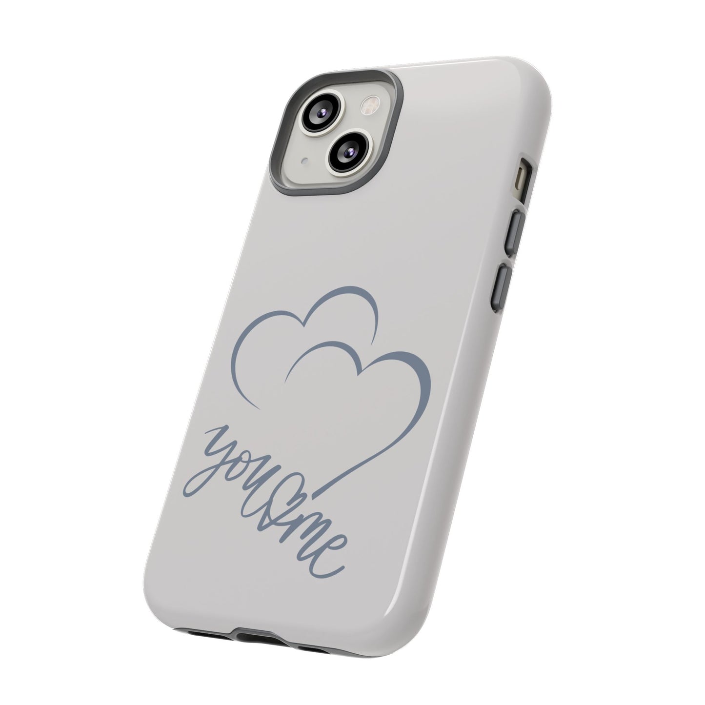 Phone Cases you and me 2 hearts Tough Cases