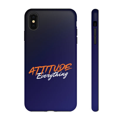 Attitude Is Everything - Stylish blue for Bold PersonalitiesTough Cases