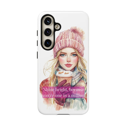 Phone Case - Girls Motivation Beautiful Shine Bright Tough Case