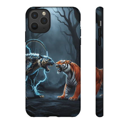 Phone Case - Lion vs Alien Tough Case