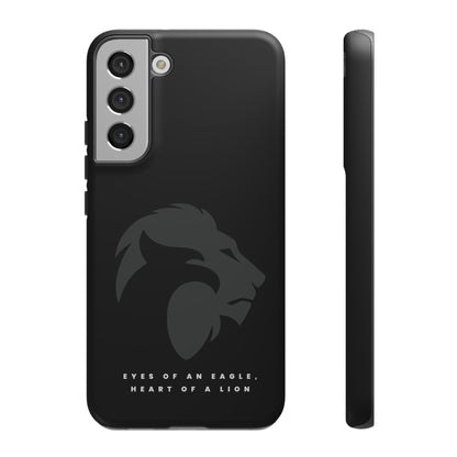 motivational black eagle & lion Tough Cases