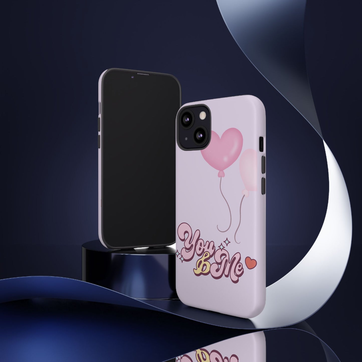 Phone Cases you and me 2 hearts ballon Tough Cases