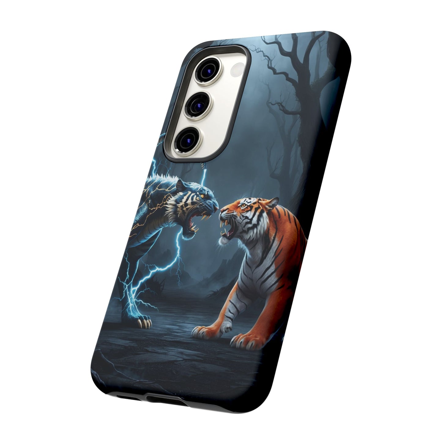 Phone Case - Lion vs Alien Tough Case