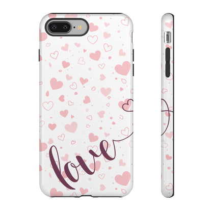 Phone Cases love light bg Tough Cases