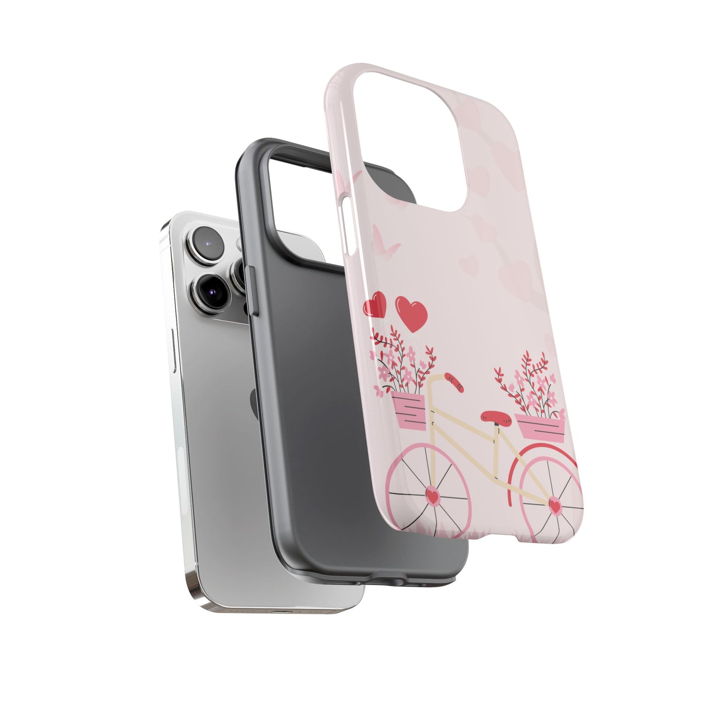 Phone Cases - Pink Cycle Pattern