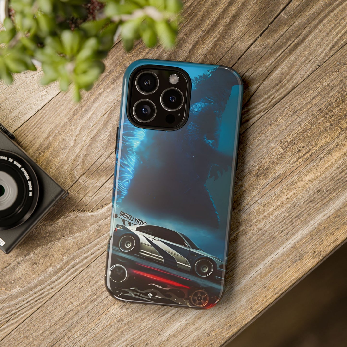 Phone Case - Car and Big Bear Design