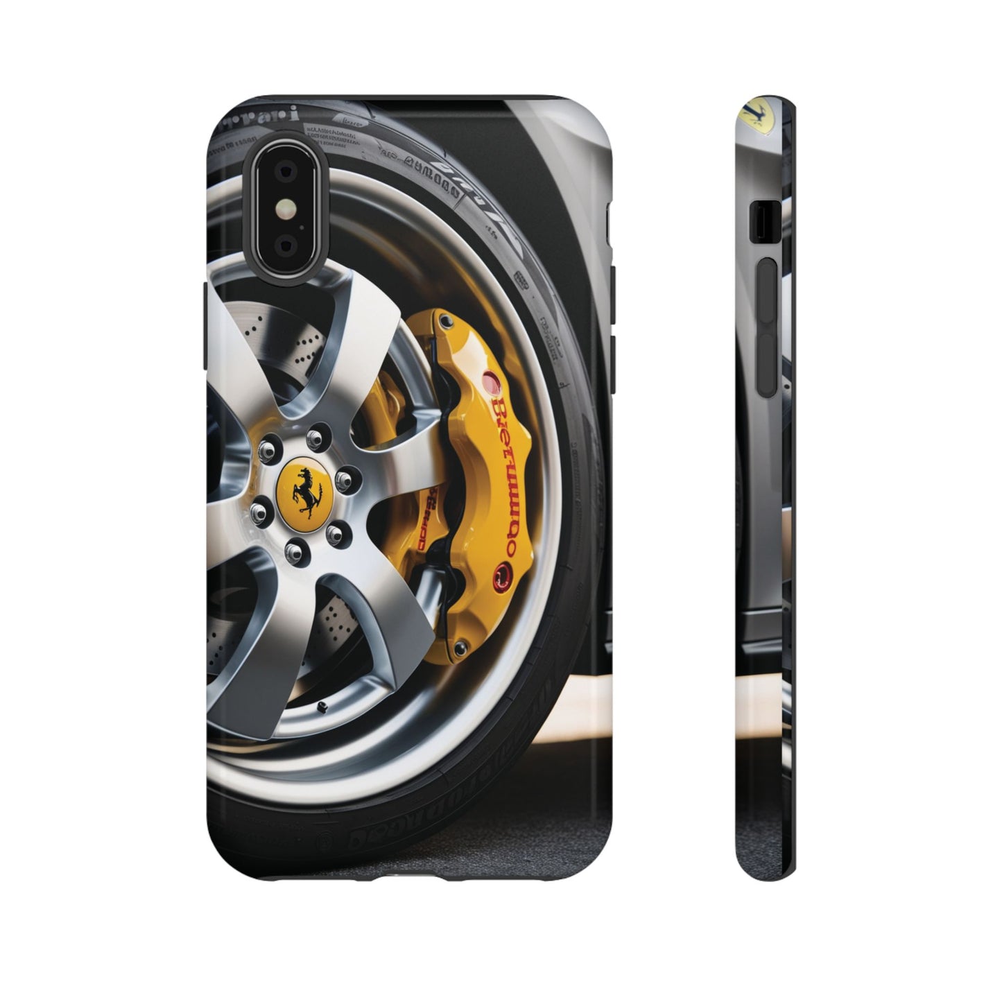 Phone Cases - Ferrari Brake and Wheel Design