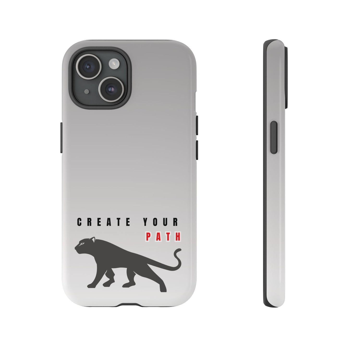 Tough Cases - Create Your Path Black Cat Phone Case