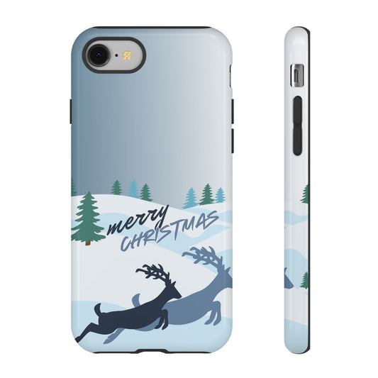 Phone Case - Winter Beer Run Merry Christmas Tough Cases