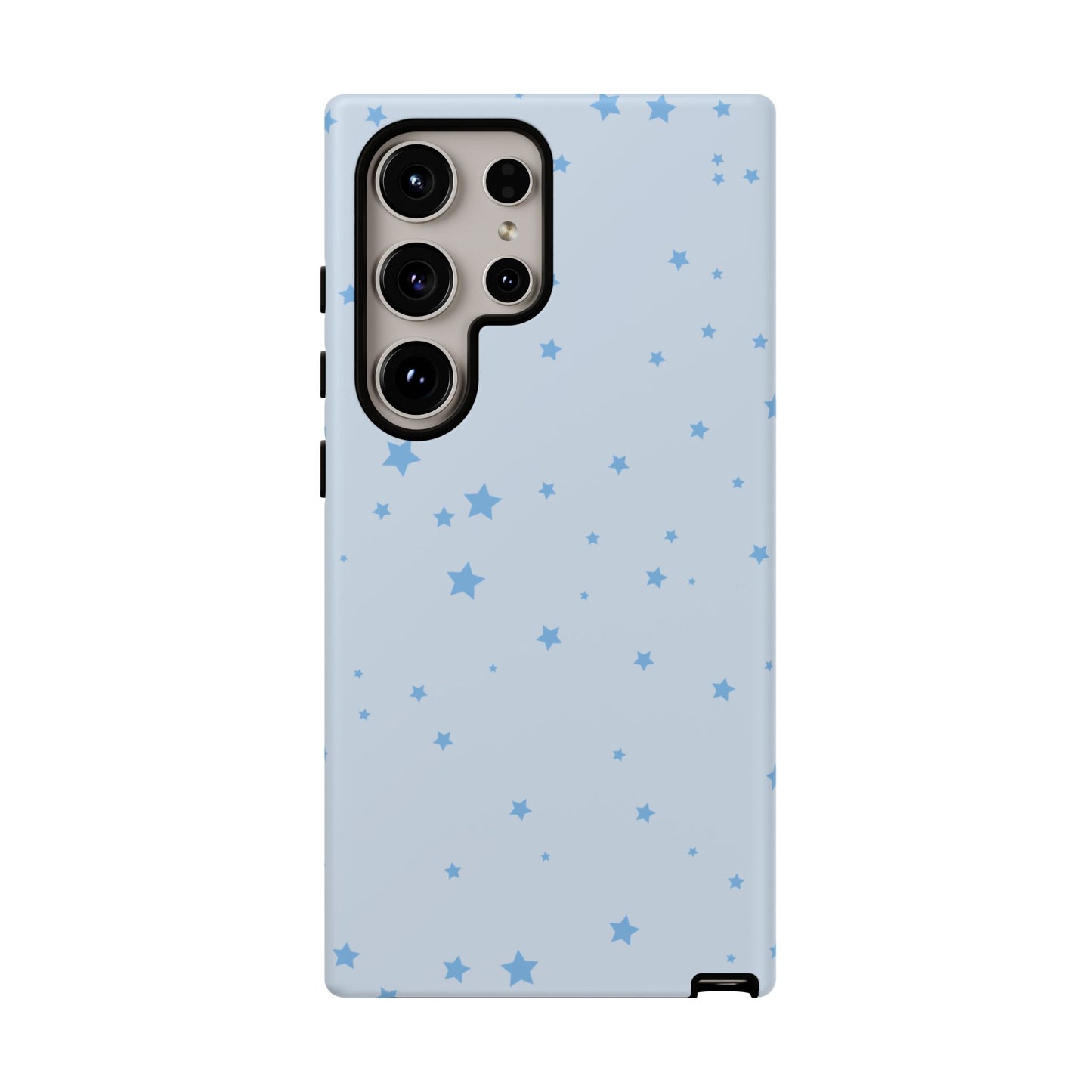 Phone Case - Blue Star in Light Blue Background Design