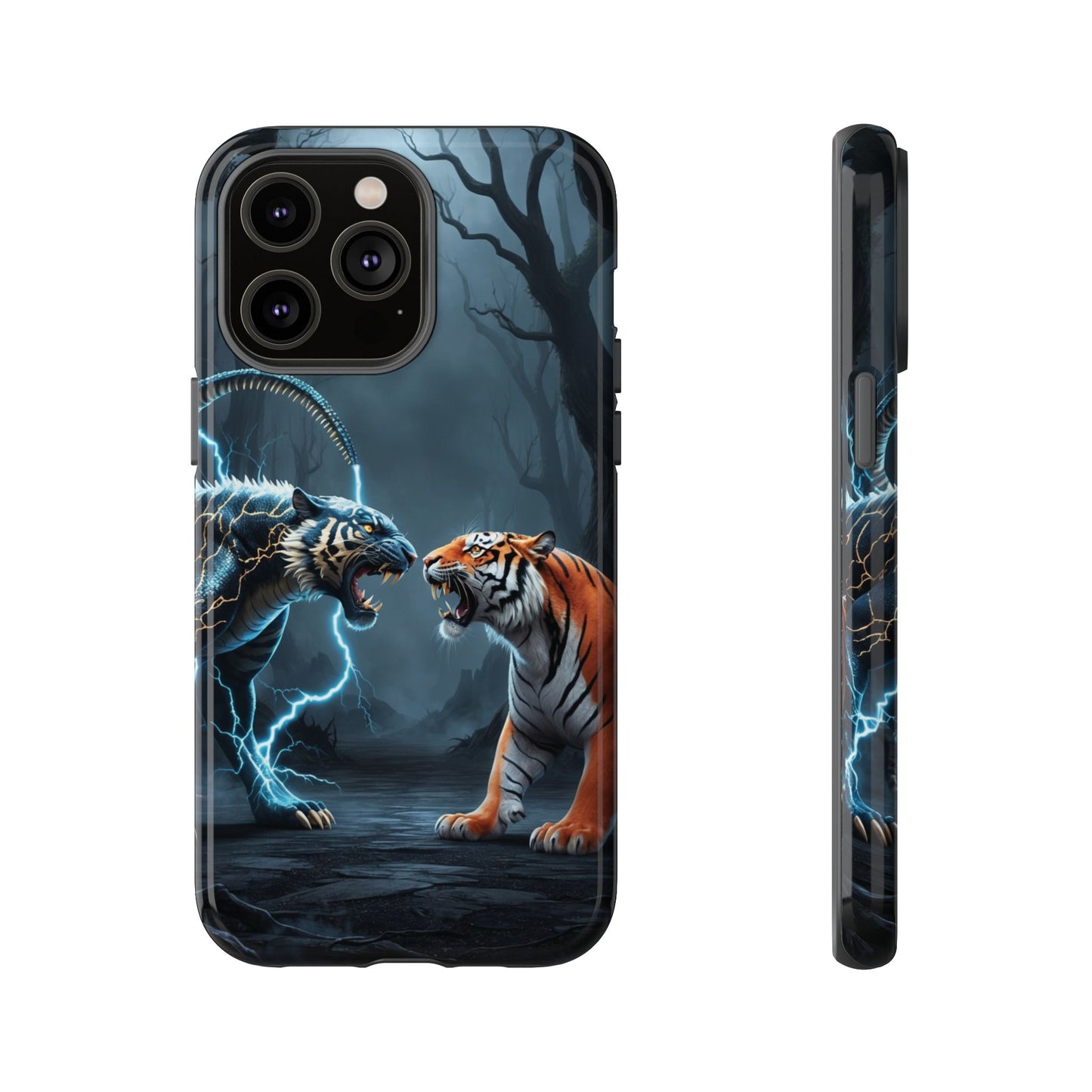 Phone Case - Lion vs Alien Tough Case