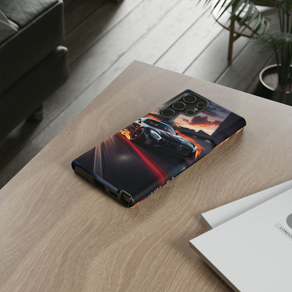 Phone Cases - Mercedes AMG in Urban Flames Design