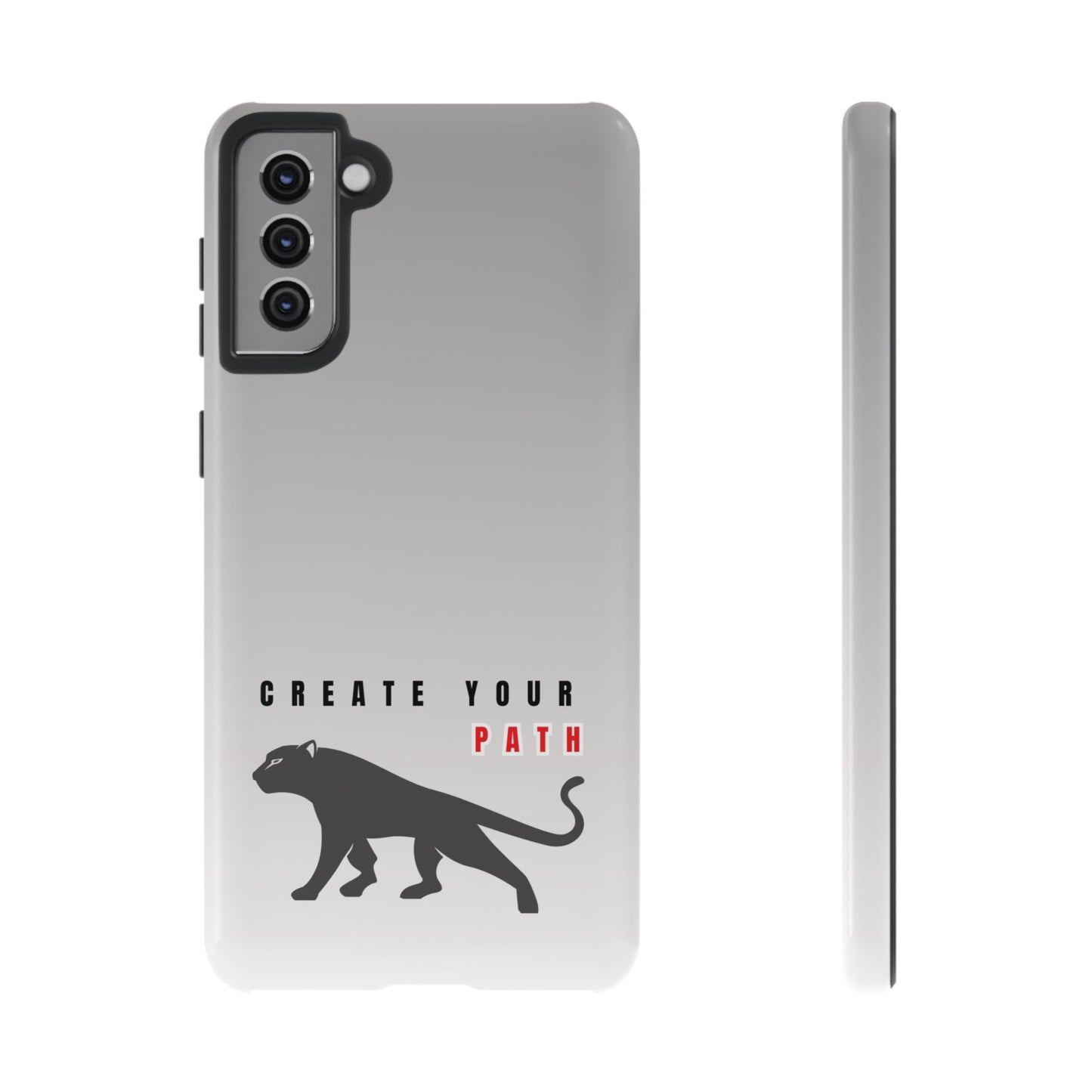 Tough Cases - Create Your Path Black Cat Phone Case