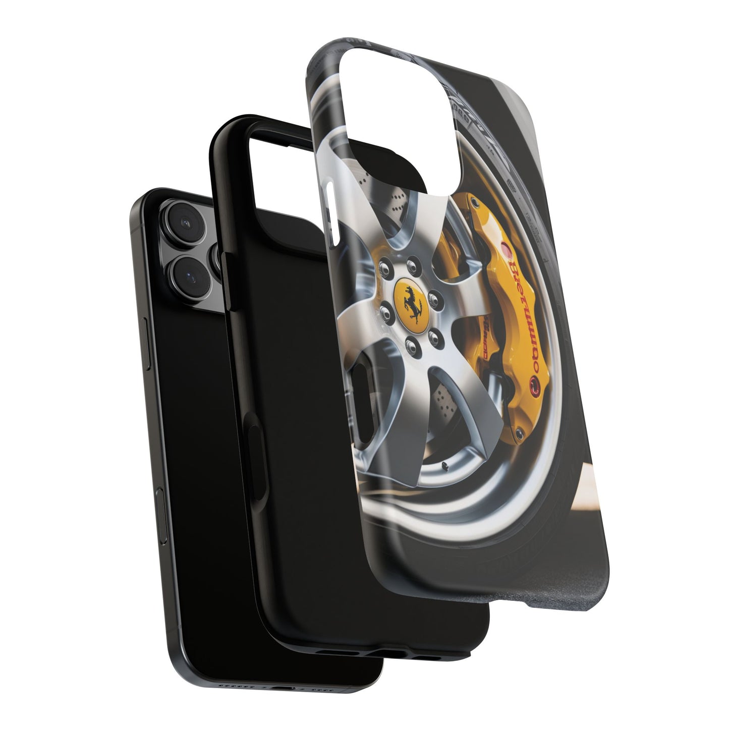 Phone Cases - Ferrari Brake and Wheel Design