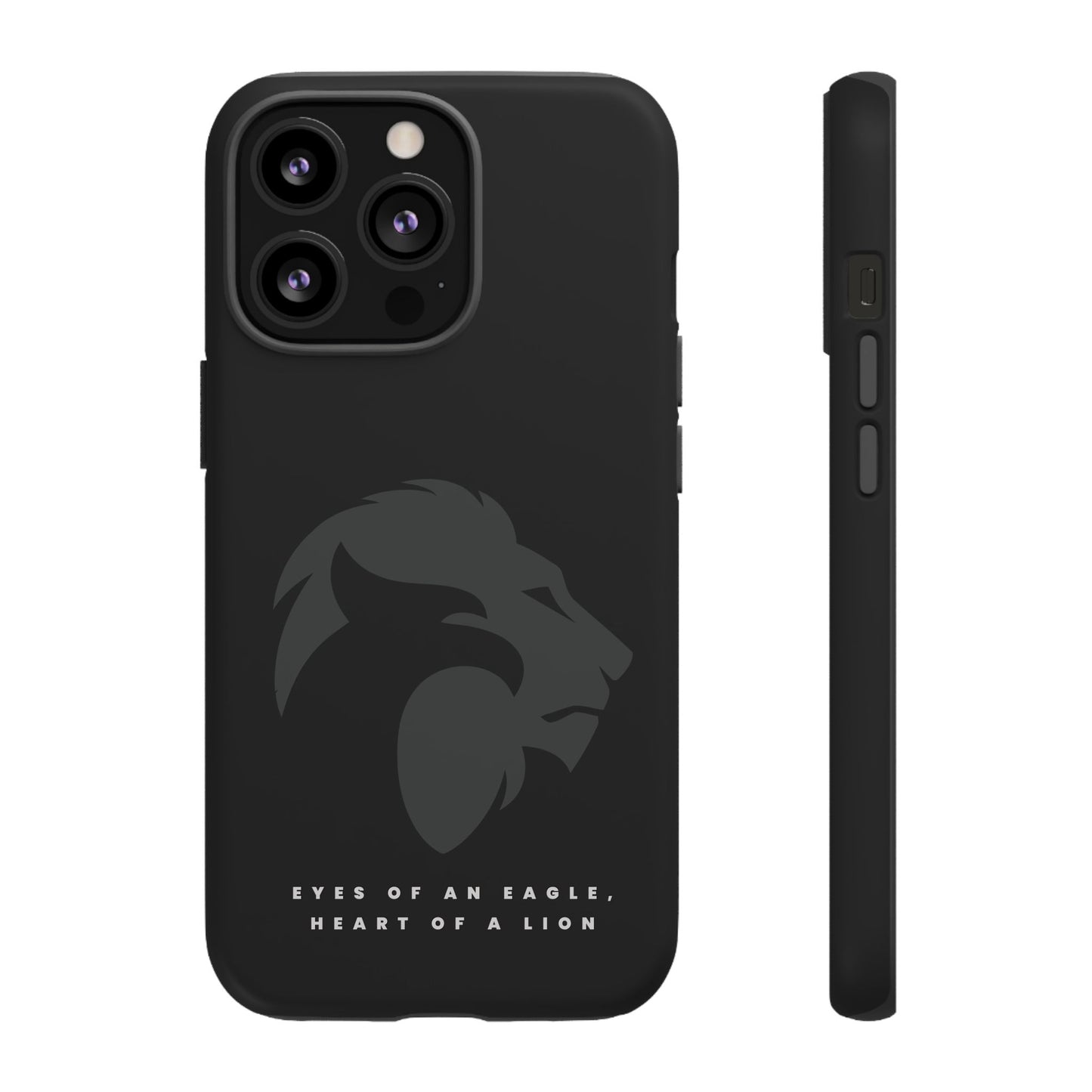 motivational black eagle & lion Tough Cases