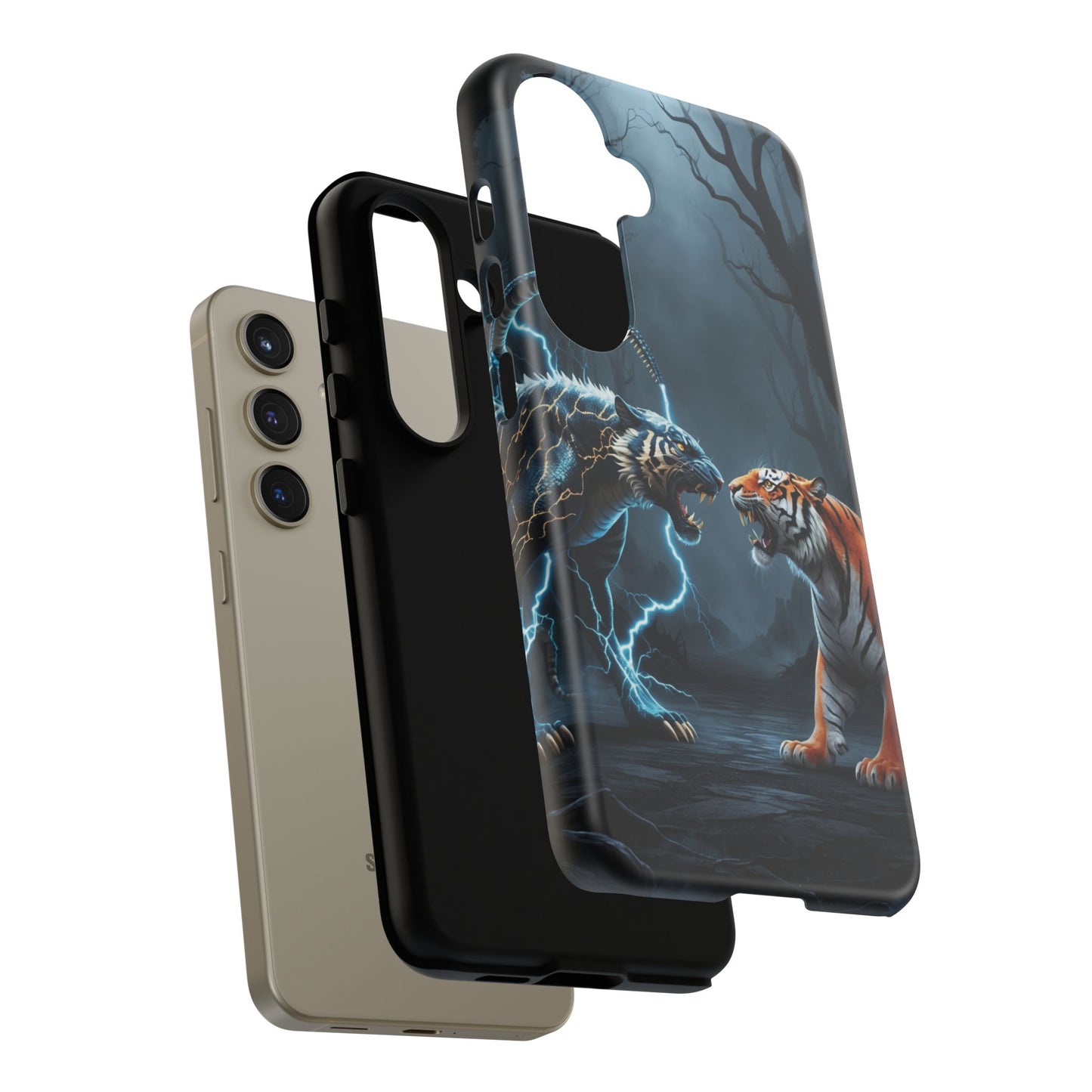 Phone Case - Lion vs Alien Tough Case