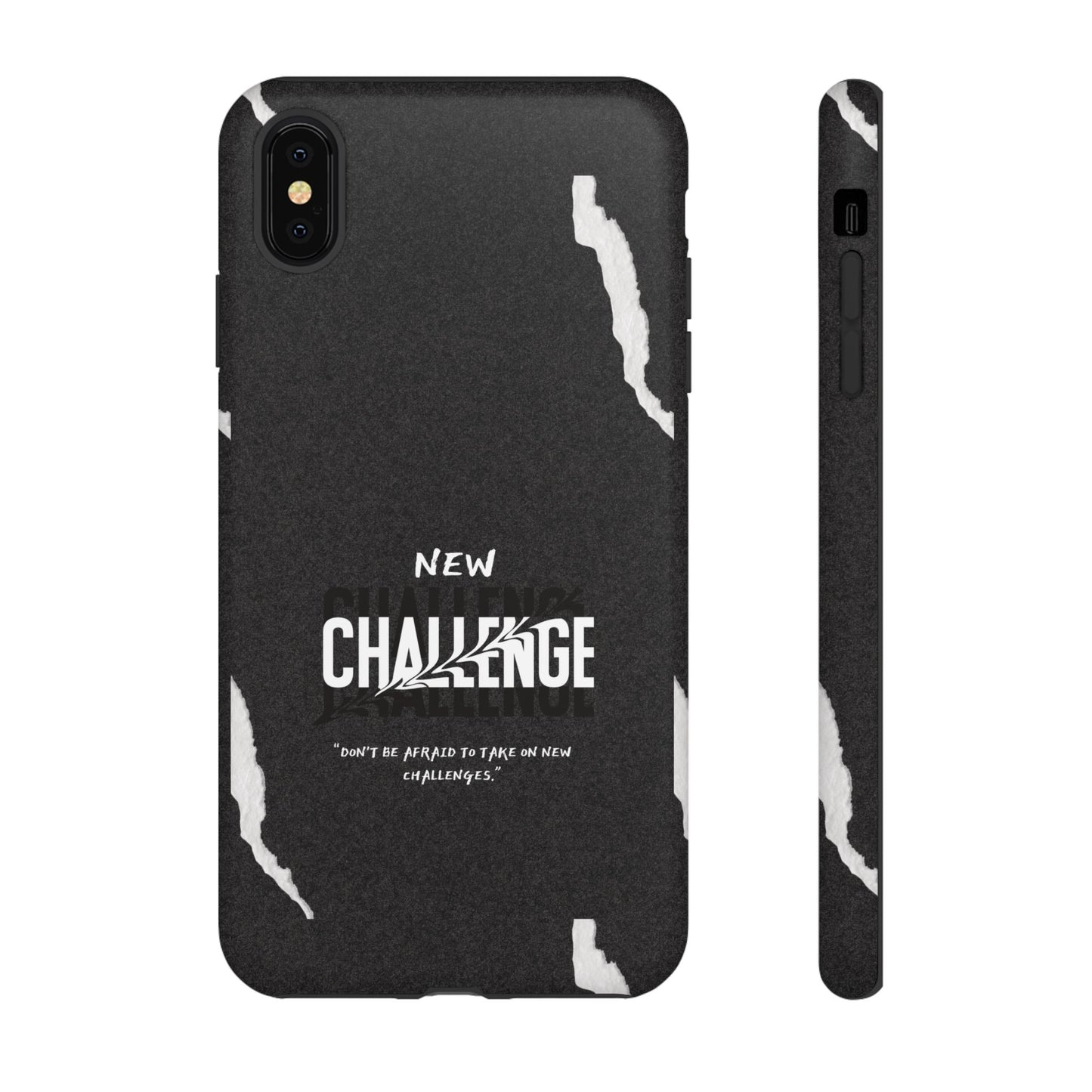 motivational new challenge phone Cases