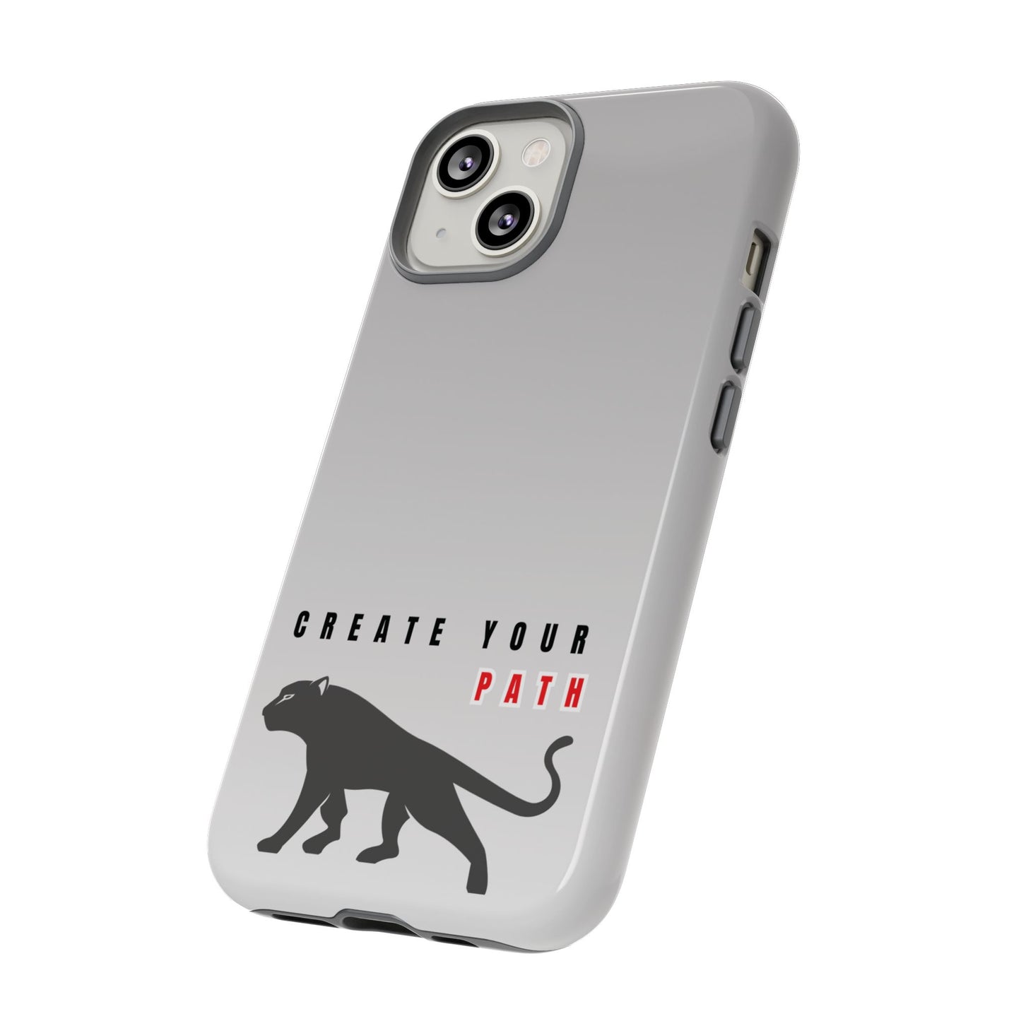 Tough Cases - Create Your Path Black Cat Phone Case