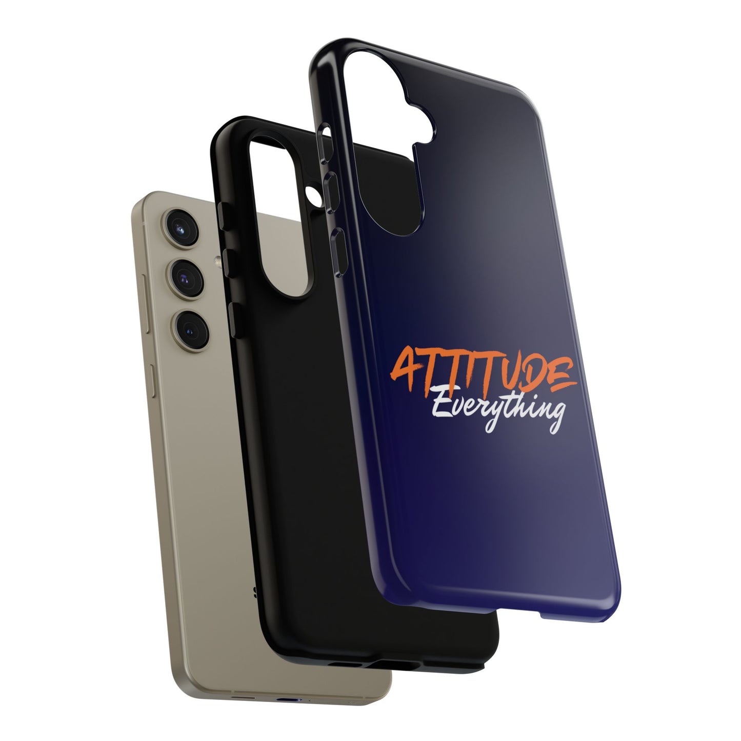 Attitude Is Everything - Stylish blue for Bold PersonalitiesTough Cases