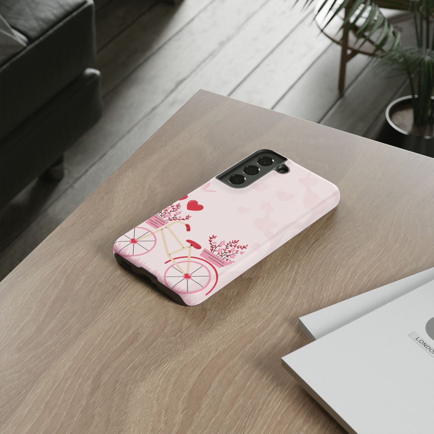 Phone Cases - Pink Cycle Pattern