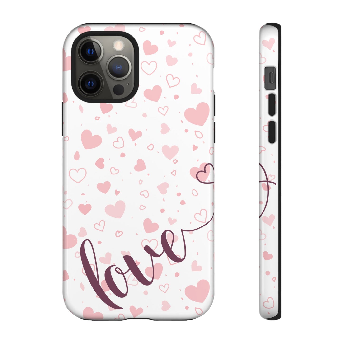 Phone Cases love light bg Tough Cases