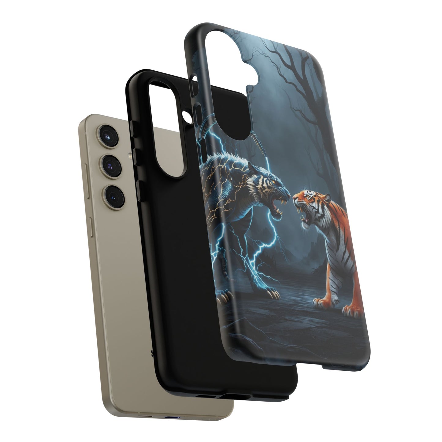 Phone Case - Lion vs Alien Tough Case