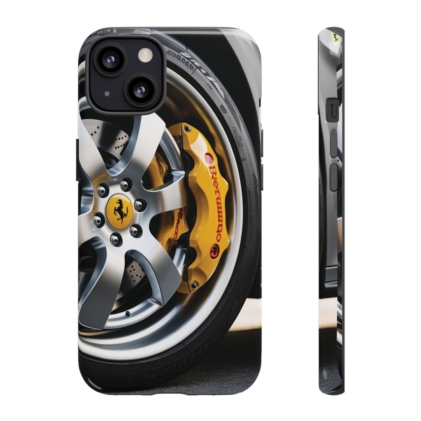 Phone Cases - Ferrari Brake and Wheel Design