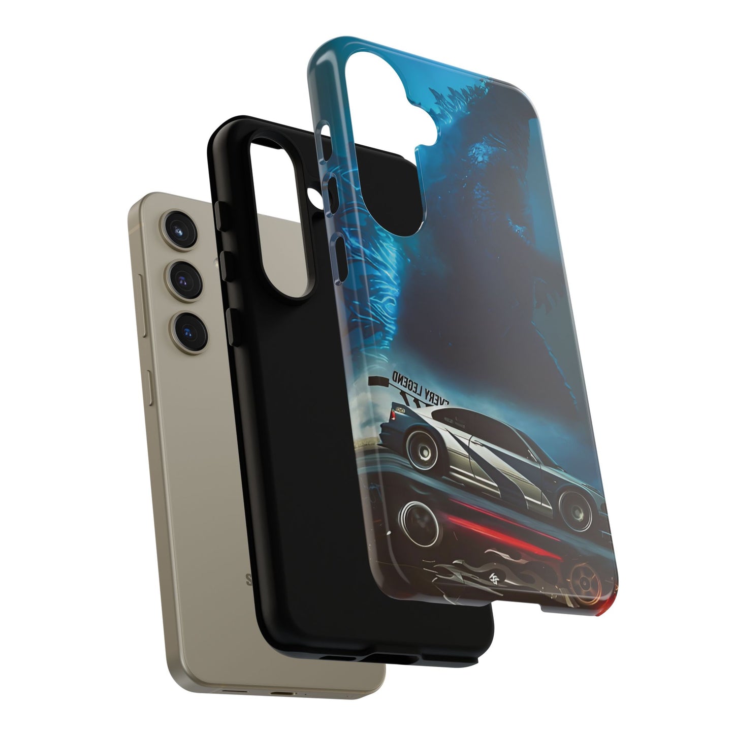 Phone Case - Car and Big Bear Design