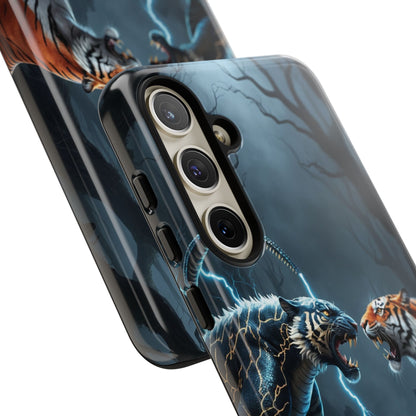 Phone Case - Lion vs Alien Tough Case