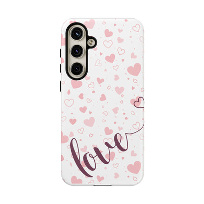 Phone Cases love light bg Tough Cases