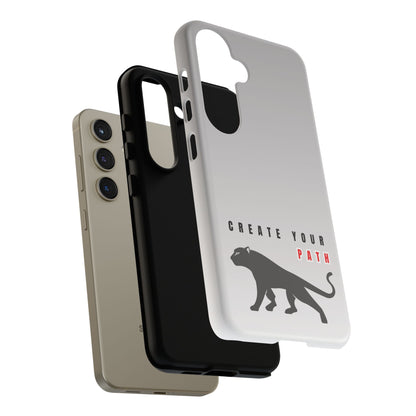 Tough Cases - Create Your Path Black Cat Phone Case