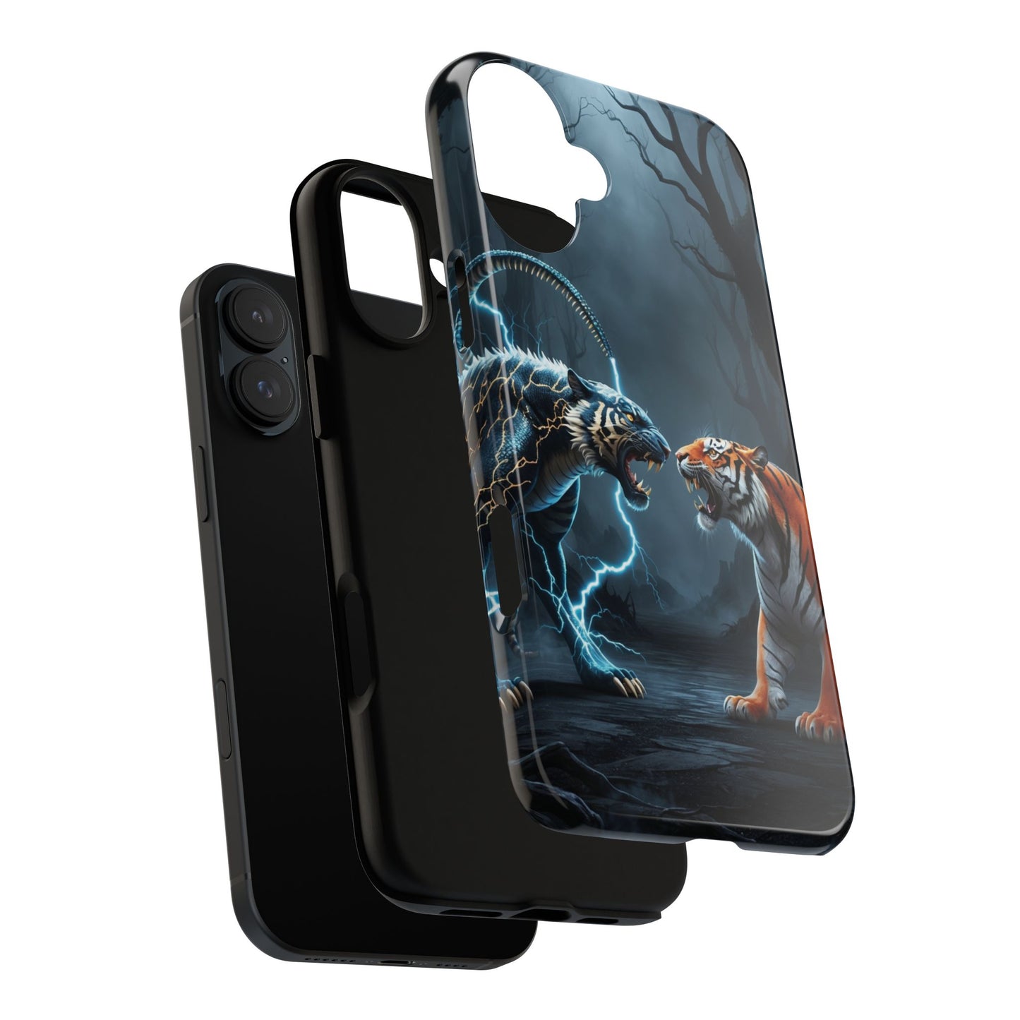 Phone Case - Lion vs Alien Tough Case