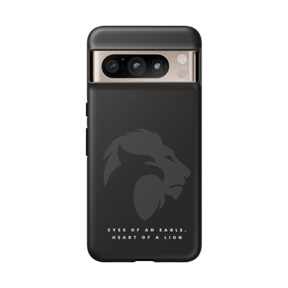 motivational black eagle & lion Tough Cases