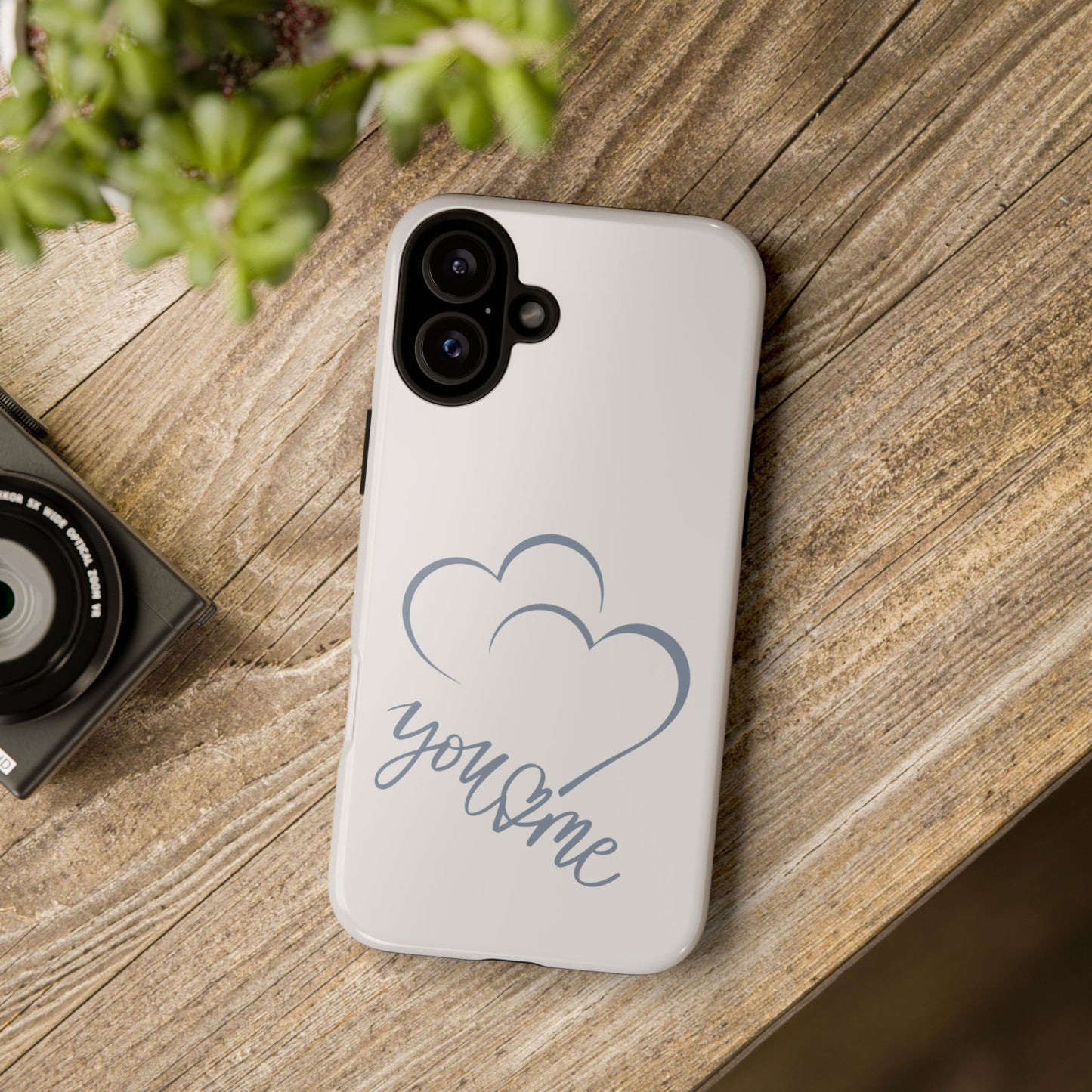 Phone Cases you and me 2 hearts Tough Cases