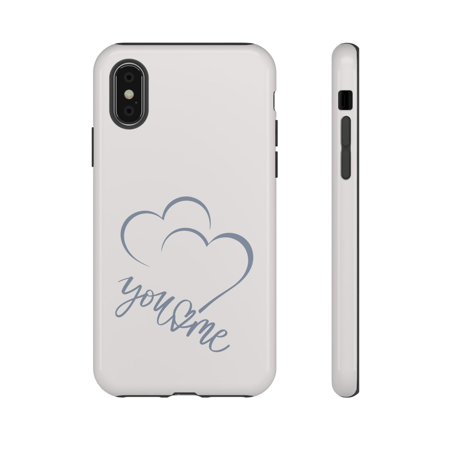 Phone Cases you and me 2 hearts Tough Cases