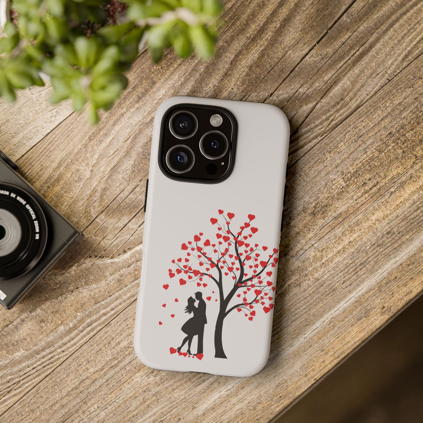 Phone Case - Lover Below in Heart Tree Design