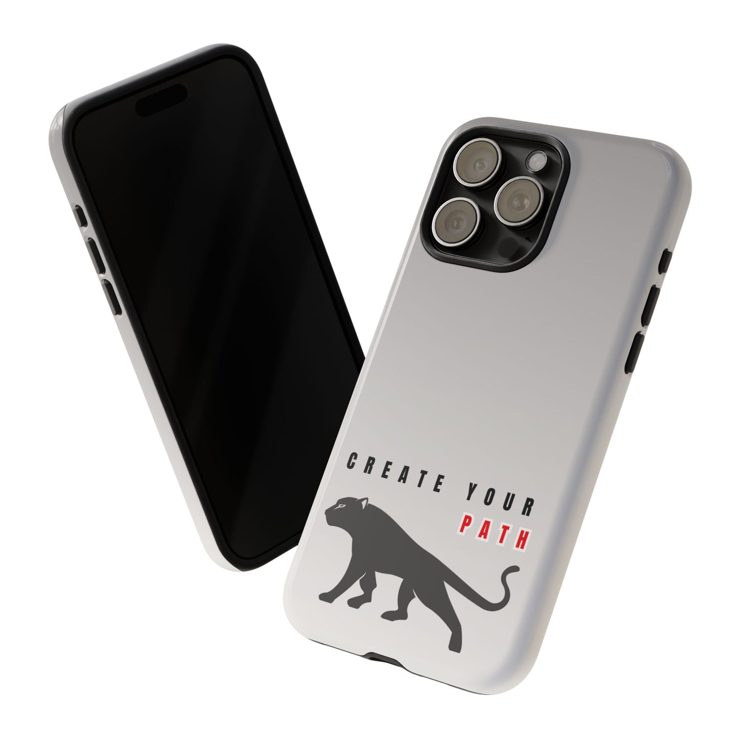 Tough Cases - Create Your Path Black Cat Phone Case