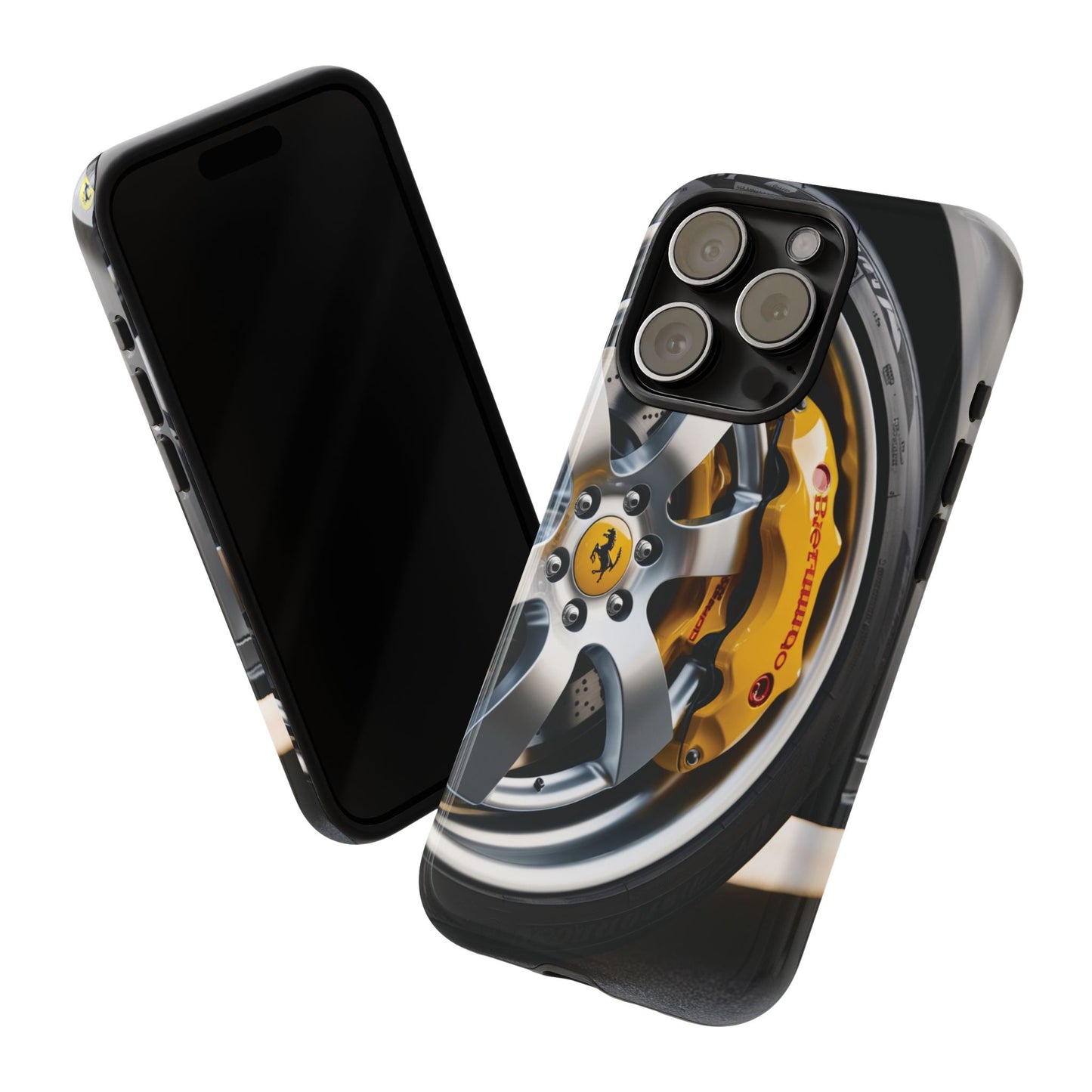 Phone Cases - Ferrari Brake and Wheel Design