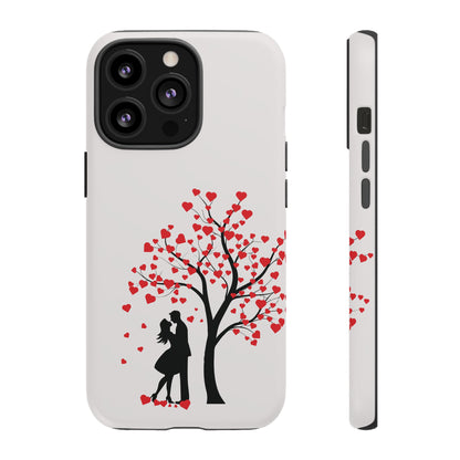 Phone Case - Lover Below in Heart Tree Design