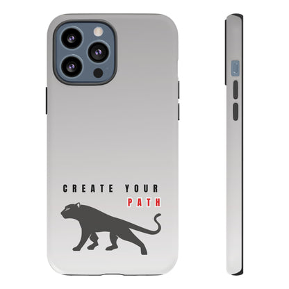 Tough Cases - Create Your Path Black Cat Phone Case