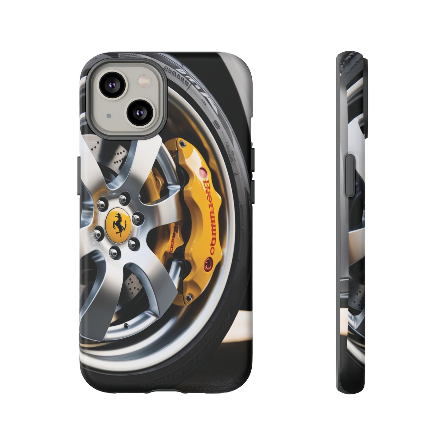 Phone Cases - Ferrari Brake and Wheel Design