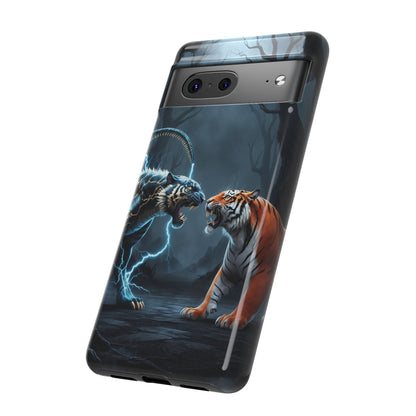 Phone Case - Lion vs Alien Tough Case