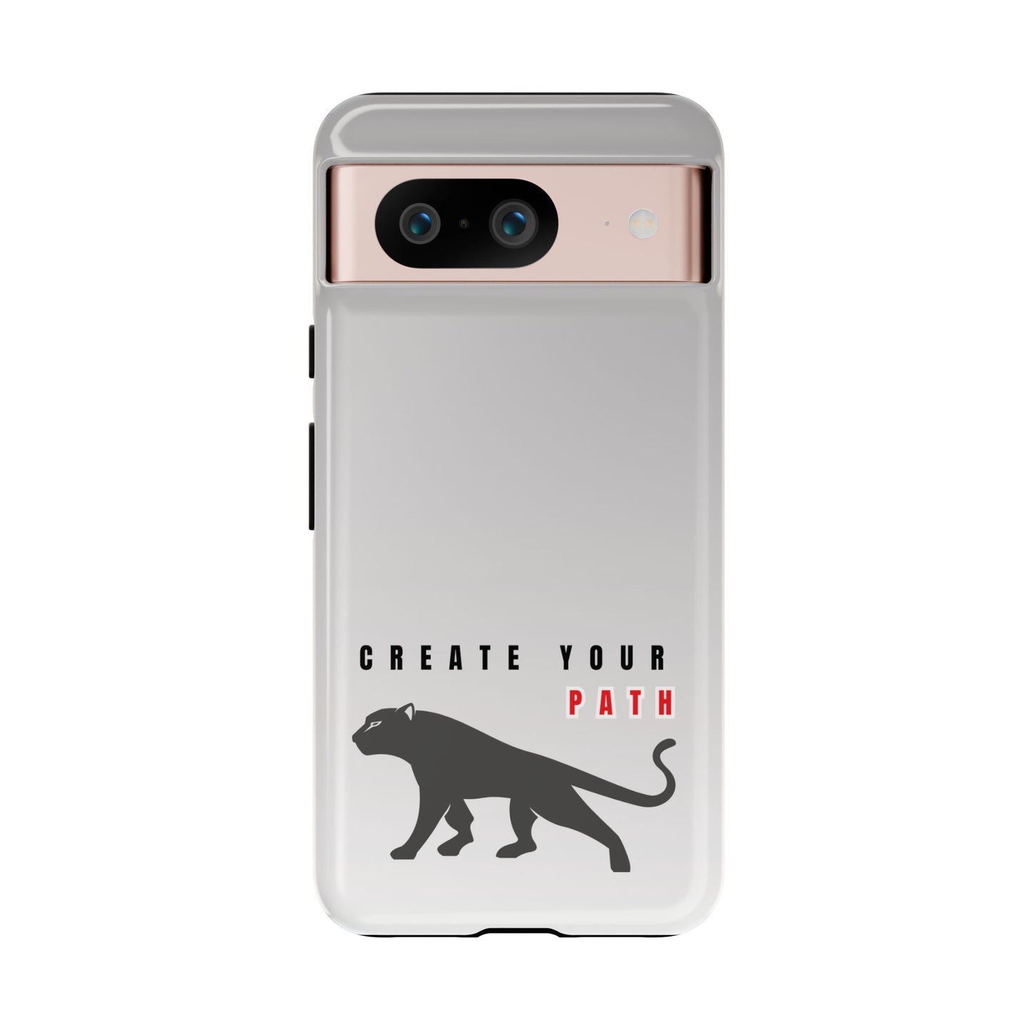 Tough Cases - Create Your Path Black Cat Phone Case