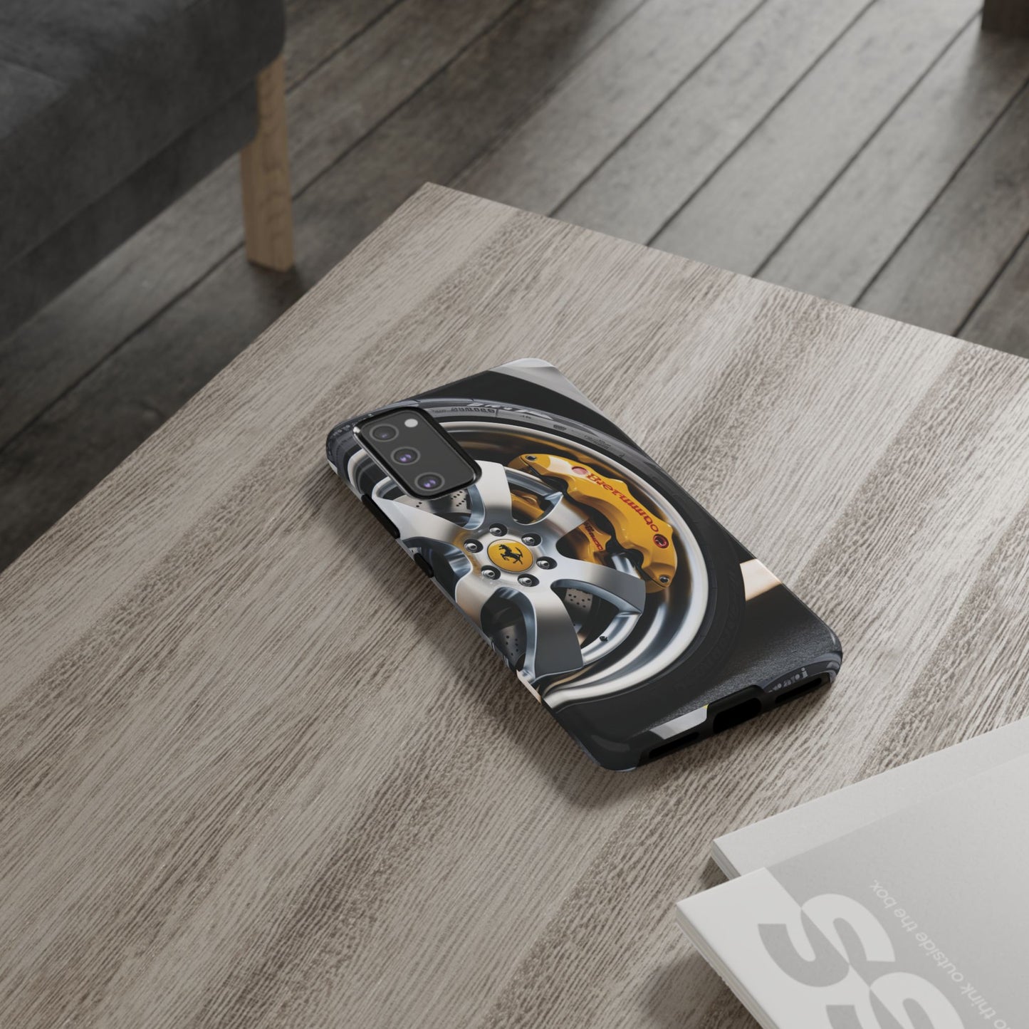 Phone Cases - Ferrari Brake and Wheel Design