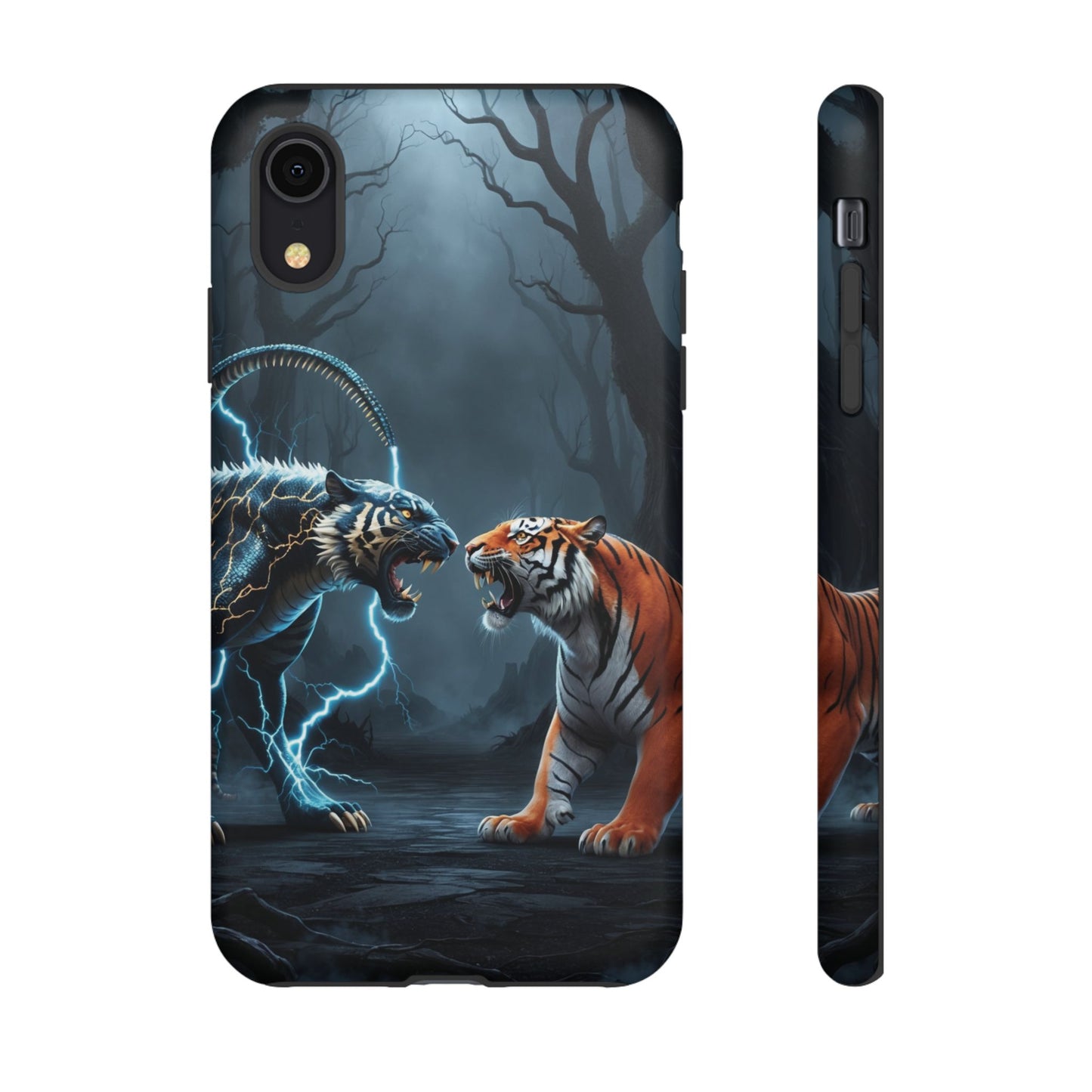 Phone Case - Lion vs Alien Tough Case